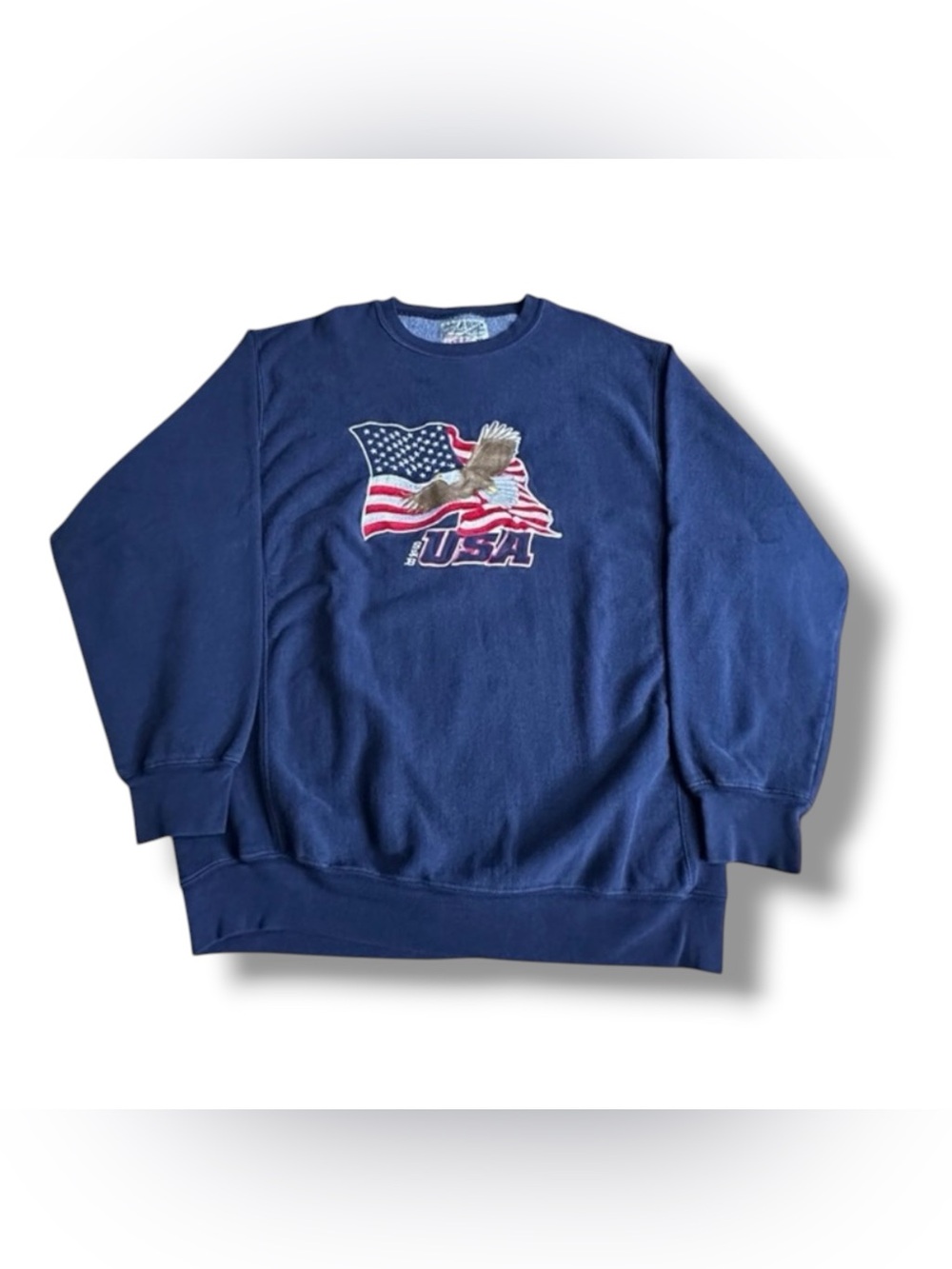 Men’s Steve & Barry’s USA Bald Eagle Crewneck Sweatshirt